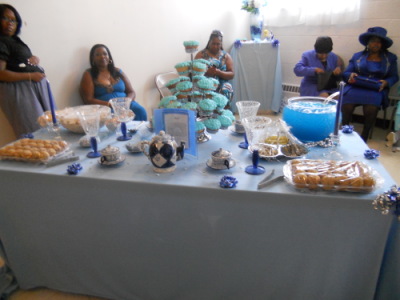 Blue Table
